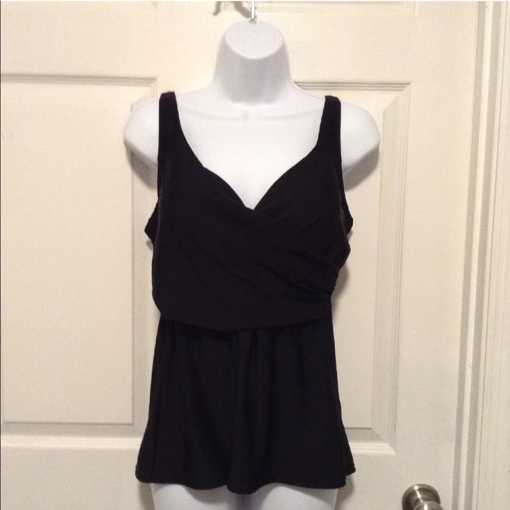 Lands End Womens Tankini With Bra